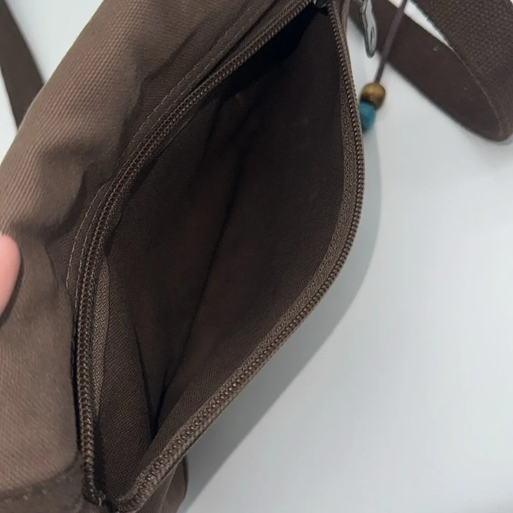 Gootium Flap Over Crossbody‎ Purse/ Bag - Brown